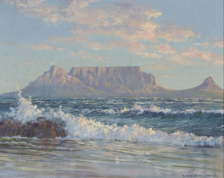 George Paul Canitz; Table Mountain and Bay
