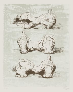Henry Moore; Reclining Figures