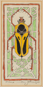 Jacob Hendrik Pierneef; Ontwerp (Design with Beetle)