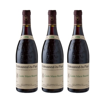 Henri Bonneau; Chateauneuf-du-Pape Cuvee Marie Beurrier; 1998; 3 (1 x 3); 750ml