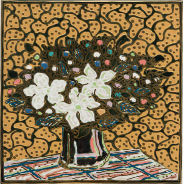 Esias Bosch; Vase of Flowers