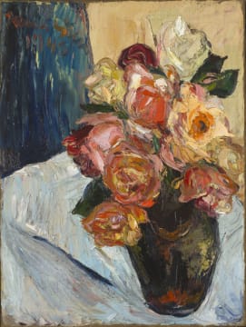 Irma Stern; Roses in a Chinese Jar