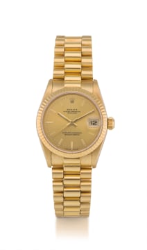 Rolex; Gentleman's 18ct yellow gold Oyster Perpetual Datejust Rolex automatic wristwatch Ref.68278