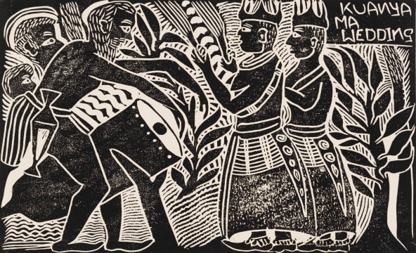 John Muafangejo; Kuanyama Wedding