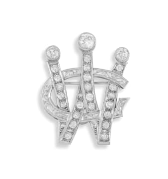 Kurt Baldinger - Baldinger Jewellers; Diamond brooch/pendant, Kurt Baldinger, 1989