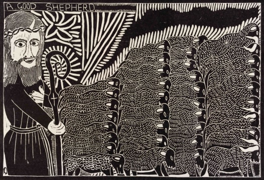 John Muafangejo; A Good Shepherd
