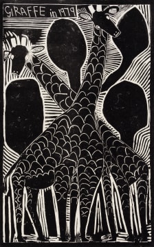 John Muafangejo; Giraffe
