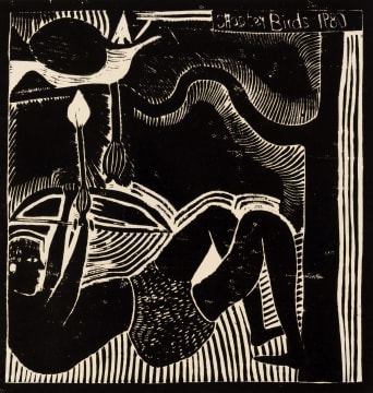 John Muafangejo; Shooter Birds
