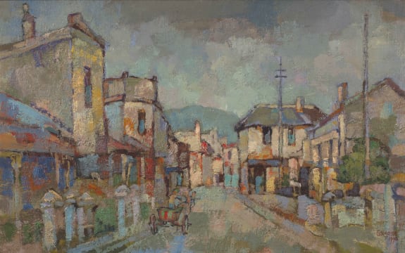 Gregoire Boonzaier; Verlate Straat En Donkiekar, Winter, Distrik Ses (Williamsstraat)