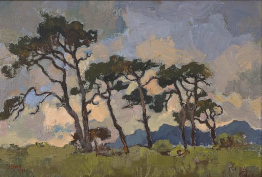 Gregoire Boonzaier; Dennebome, Skemer