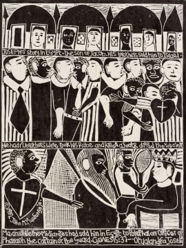 John Muafangejo; Joseph's Story in Egypt, the Son of Jacob