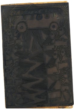 John Muafangejo; Holiday (original lino block)
