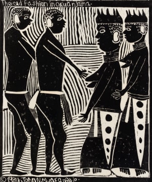 John Muafangejo; The Old Fashion in Okuanjama