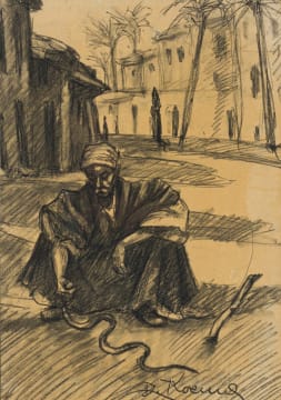 Dezso Koenig; Man with a Snake