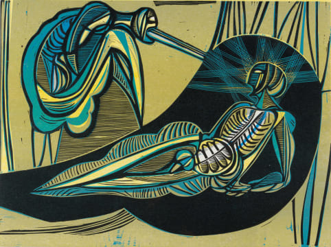 Cecil Skotnes; The Prisoner, no. 9