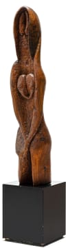 South African School 20th Century; Nude with Clasped Hands