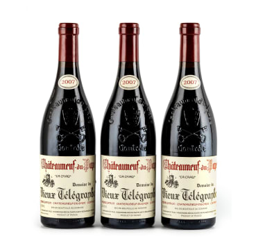 Télégraphe; Châteauneuf-du-Pape; 2007; 3 (1 x 3); 750ml