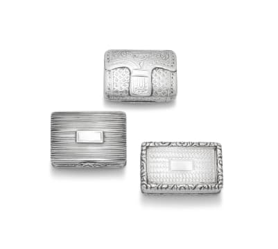A George III silver vinaigrette, Ledsam & Vale, Birmingham, 1818