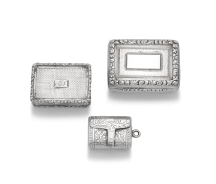 A William IV silver vinaigrette, Thomas Edwards, London, 1831
