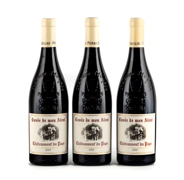 Pierre Usseglio; Châteauneuf-du-Pape Mon Aieul; 2007; 3 (1 x 3); 750ml