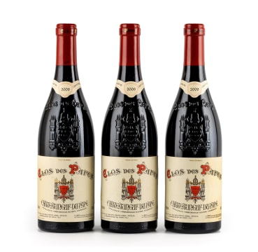 Clos des Papes; Châteauneuf-du-Pape; 2009; 3 (1 x 3); 750ml