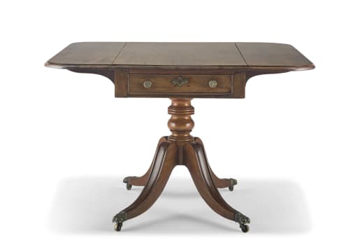 A mahogany drop-leaf table, 19th century