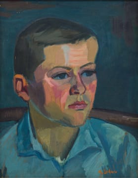 Maggie Laubser; Portrait of a Youth
