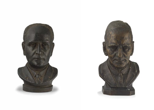 Coert Laurens Steynberg; Busts of Eugene Marais and AG Visser, two