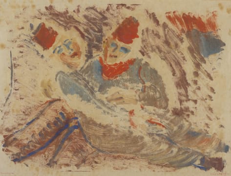Lippy (Israel-Isaac) Lipshitz; Two Men in Fezzes