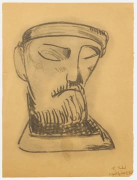 Wolf Kibel; A Study of the Head of a Man