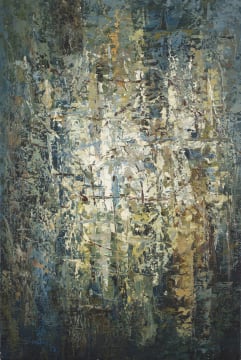 Larry Scully; Green Abstract