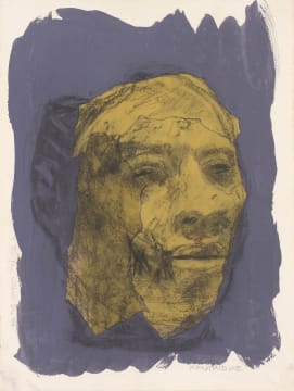 William Kentridge; Ochre Head