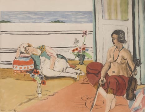 After Henri Matisse; Odalisque sur la Terrasse