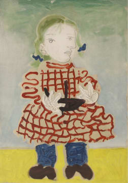 After Pablo Picasso; Portrait de Maya au Bateau
