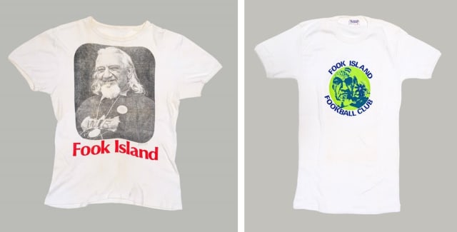 Walter Battiss; Fook T-Shirts, two