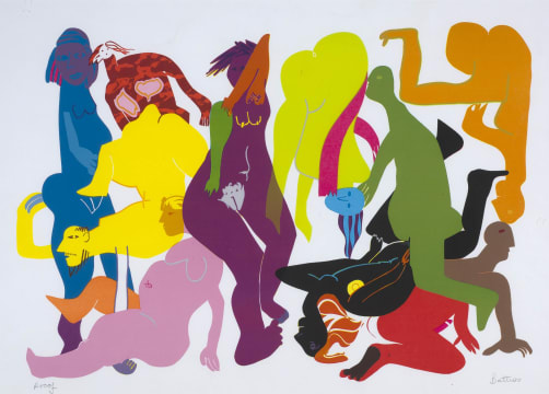 Walter Battiss; Orgy 2
