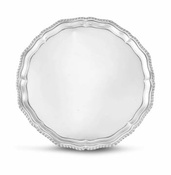 A George VI silver salver, Carrington & Co, London, 1937