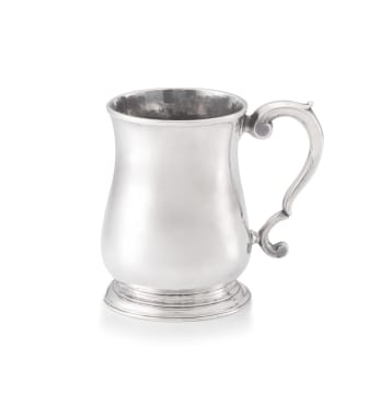 A George II silver tankard, William Shaw & William Priest, London, 1754
