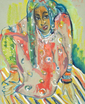 Irma Stern; Seated Zanzibar Woman
