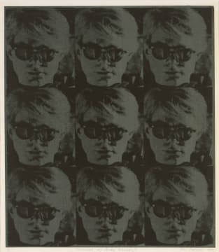 Malcolm Payne; Portrait of Andy Warhol