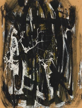 Armando Baldinelli; Abstract Composition in Black