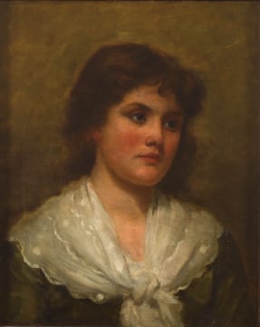 Charles Schoff Parker; Portrait of a Young Woman