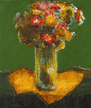 Pieter van der Westhuizen; A Vase of Flowers
