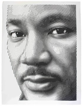 Mr Brainwash; Portrait of Martin Luther King
