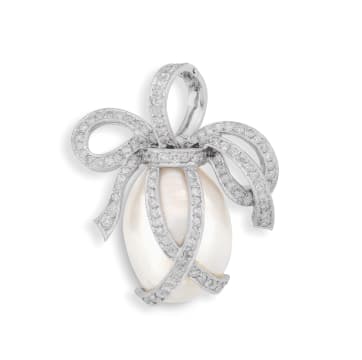 Favilli; South Sea pearl and diamond pendant, Favilli, Florence