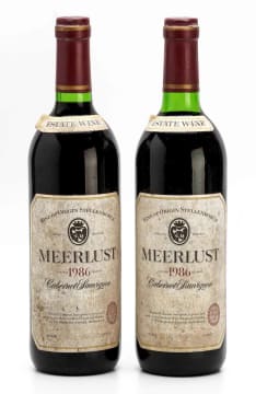 Meerlust; Cabernet Sauvignon; 1986; 2 (1 x 2); 750ml