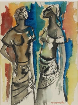 Maurice van Essche; Two Women