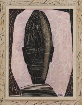 Cecily Sash; African Head