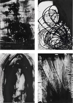Rodan Kane Hart; Abstract Compositions in Ink II, four