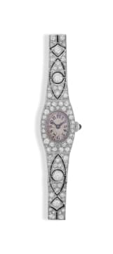 Lady's diamond cocktail watch, 1930s